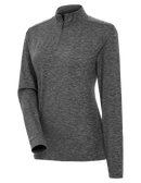 Antigua: Women's Essentials 1/4 Zip Mock Polo - Mentor 105240 Clothing