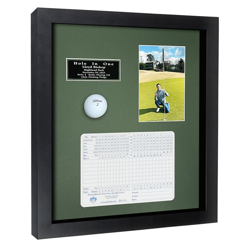 Eureka Golf: Hole-In-One Ball, Photo, and Scorecard Shadowbox