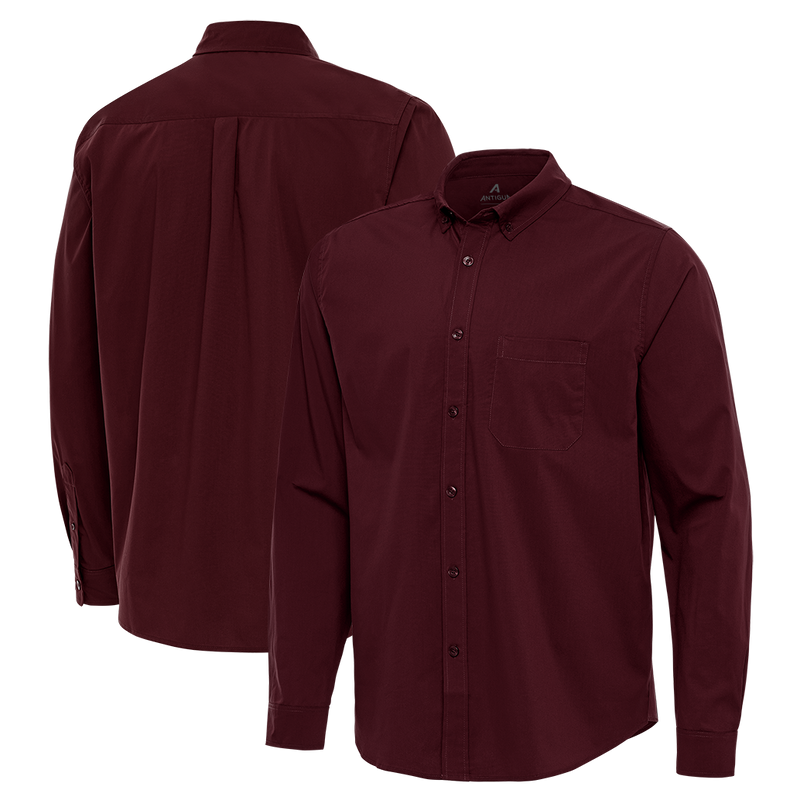 Antigua: Men's Essentials Long Sleeve Polo - Flight 104939