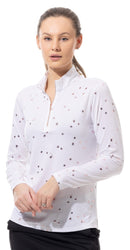 SanSoleil: Ladies SolShine Long Sleeve Mock - 900320
