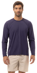 SanSoleil: Men's SolAIR Long Sleeve Crew Neck w/ Mesh - 900825C