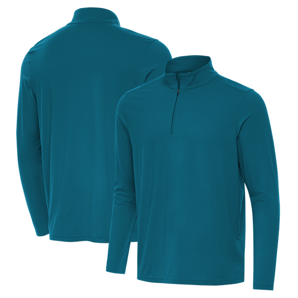 Antigua: Men's Essentials Intent 1/4 Zip Pullover - Deep Teal 105640