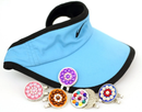 Blingo Ball Markers: Genuine Crystal Birthstone Ball Marker with Hat Clip