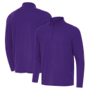 Antigua: Men's Essentials Intent 1/4 Zip Pullover -Dark Purple 105640 Clothing