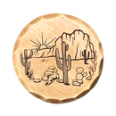 Sunfish: Copper Ball Marker - Desert Scene