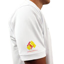 Golf Knickers: Mens Argyle Utopia Golf Shirt - VV: Red/Yellow Clothing