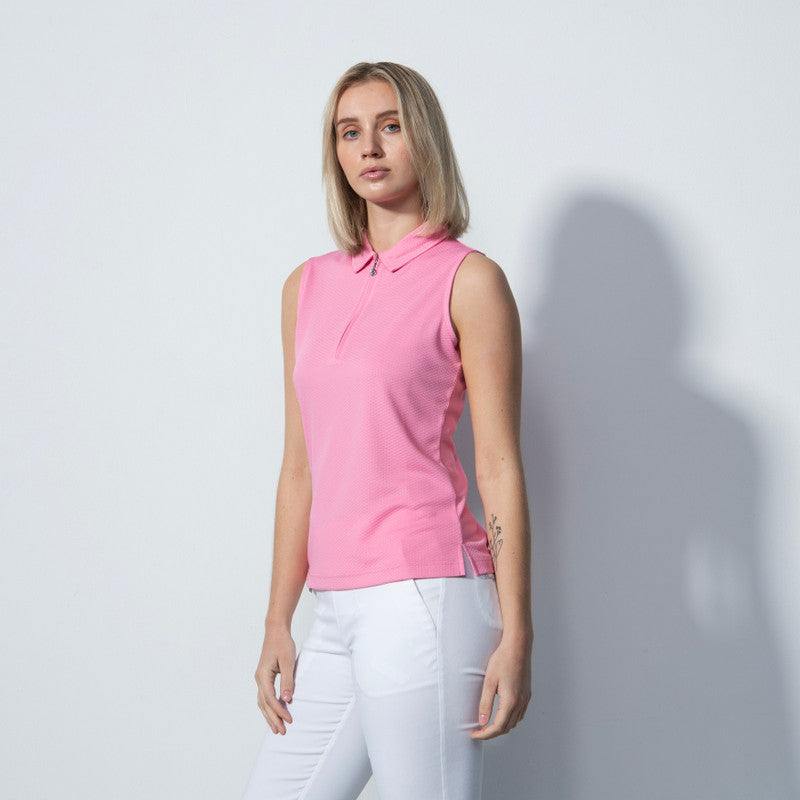 Daily Sports: Women's Peoria Sleeveless Polo - Pink Sky