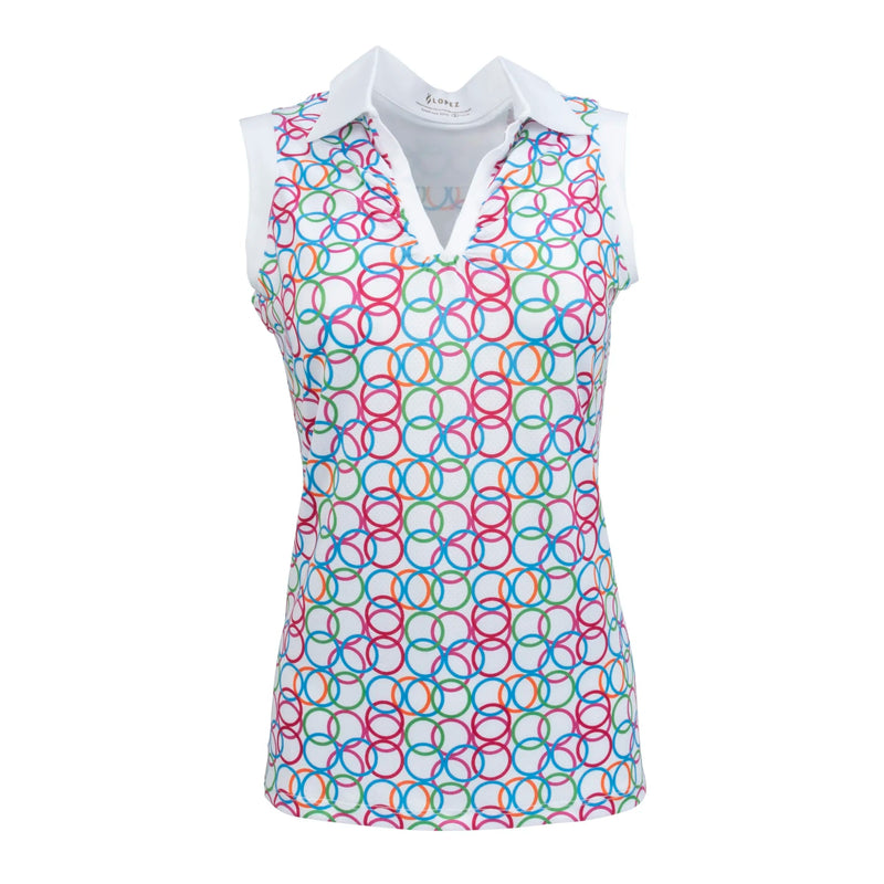 Nancy Lopez Golf: Women's Halo Sleeveless Polo Plus