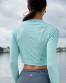 BloqUV: Women's UPF 50 Everyday Crop Top (4015) - Mint Clothing