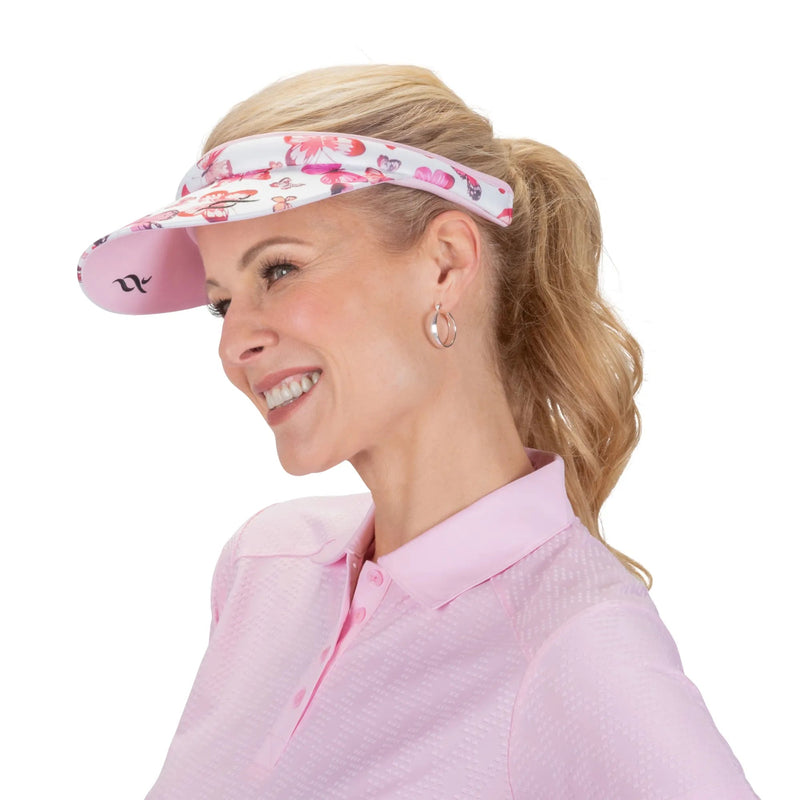 Nancy Lopez Golf: Women's Clip Visor - Butterfly