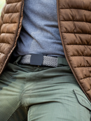Nexbelt: Men's Explorer Ratchet Belt - Braided Grey 1.38" [35mm]