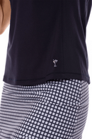 Golftini: Women's Sleeveless Fabulous Polo - Navy Clothing