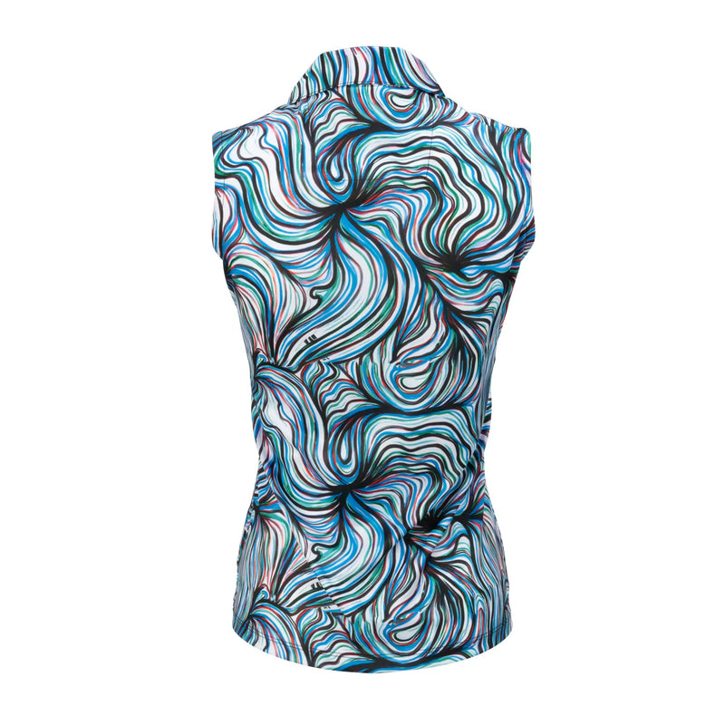 Nancy Lopez Golf: Women's Legacy Sleeveless Polo Plus - Flow