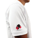 Golf Knickers: Mens Argyle Utopia Golf Shirt - 6U: Charcoal/Black/Red Clothing