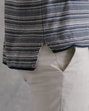 B.Draddy: Men's Crew Sweater - Bungalow Stripe