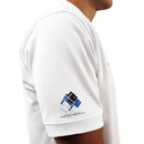 Golf Knickers: Mens Argyle Utopia Golf Shirt - QQ: Royal/Black/White Clothing