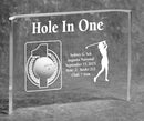 Eureka Golf: Hole-In-One Golfer 7x10 Acrylic Crescent Award