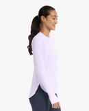 BloqUV: Women's UPF 50 Relaxed Scalloped Top (2015) - Lavender Clothing