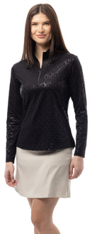 SanSoleil: Ladies SolShine Long Sleeve Mock - 900320