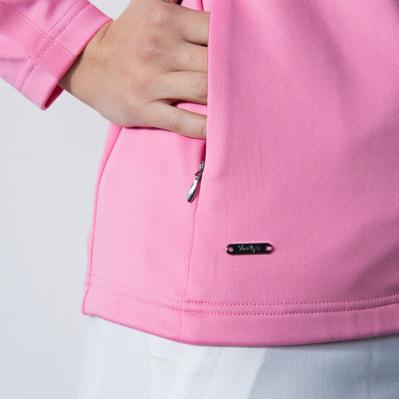 Daily Sports: Women's Cholet Full Zip Midlayer Long Sleeve Top - Pink