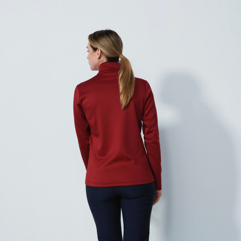 Daily Sports: Women's Cholet Full Zip Midlayer Long Sleeve Top - Umbria Red