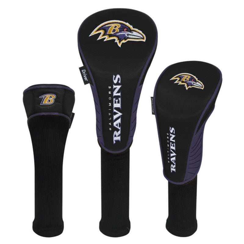 Team Effort: NFL Headcover Set - Baltimore Ravens