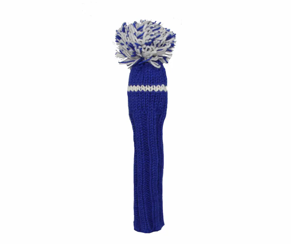 Sunfish: Hand-Knit Blue Classic Hybrid Headcovers - SALE