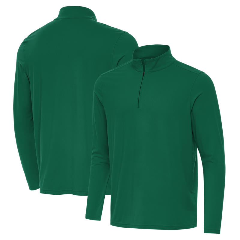 Antigua: Men's Essentials Intent 1/4 Zip Pullover - Evergreen 105640