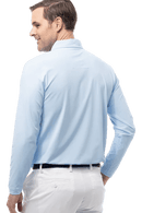 SanSoleil: Men's UPF 50 SolAir Long Sleeve Polo - 900841A Clothing