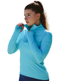 BloqUV: Women's UPF 50 Mock Zip Top (3001)