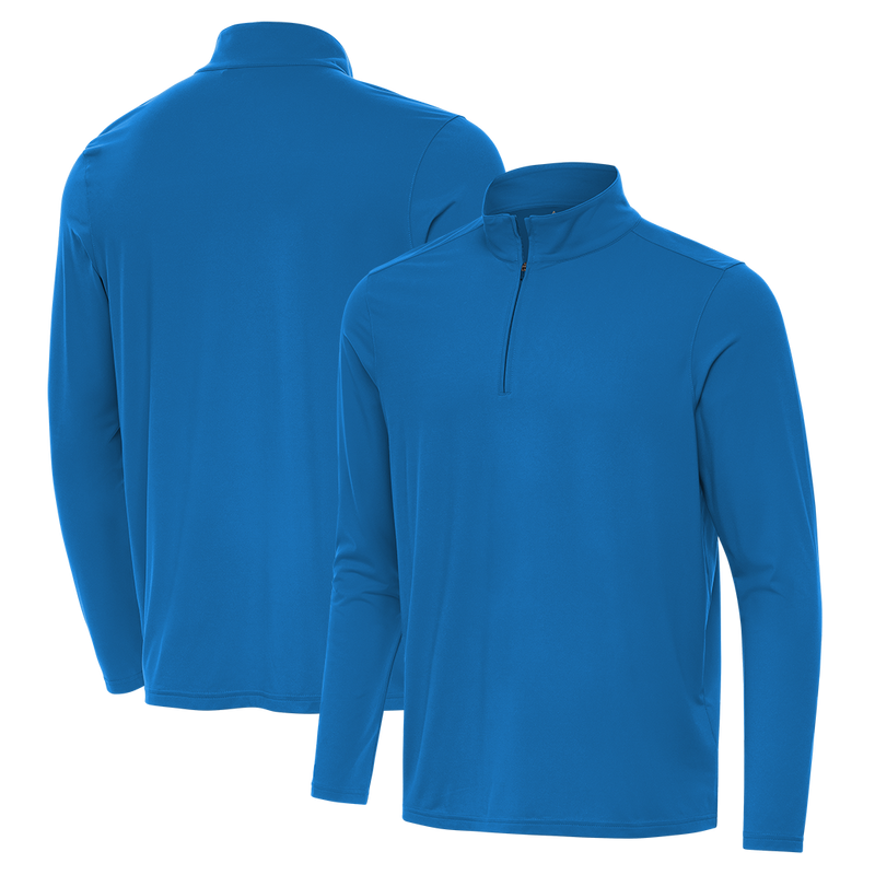 Antigua: Men's Essentials Intent 1/4 Zip Pullover - Bright Blue 105640