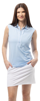 SanSoleil: Ladies UPF 50 SolAir Cool Ultra-Mesh Sleeveless Polo - 900657