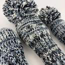 Sunfish: Knit Wool Headcover (Driver, Fairway, Hybrid, or Set) - Blue Marble Knit