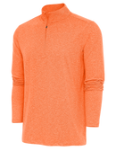 Antigua: Men's Essentials 1/4 Zip Pullover - Mango Heather Hunk 104958 Clothing