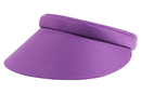 Dolly Mama: Ladies Chocolate Maddie Small Clip-On Visor - SALE Hats