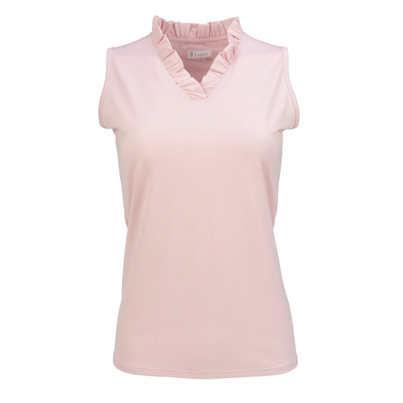 Nancy Lopez Golf: Women's Fresh Sleeveless Polo Plus