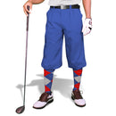 Golf Knickers: Mens 'Par 3' Microfiber Golf Knickers - Royal