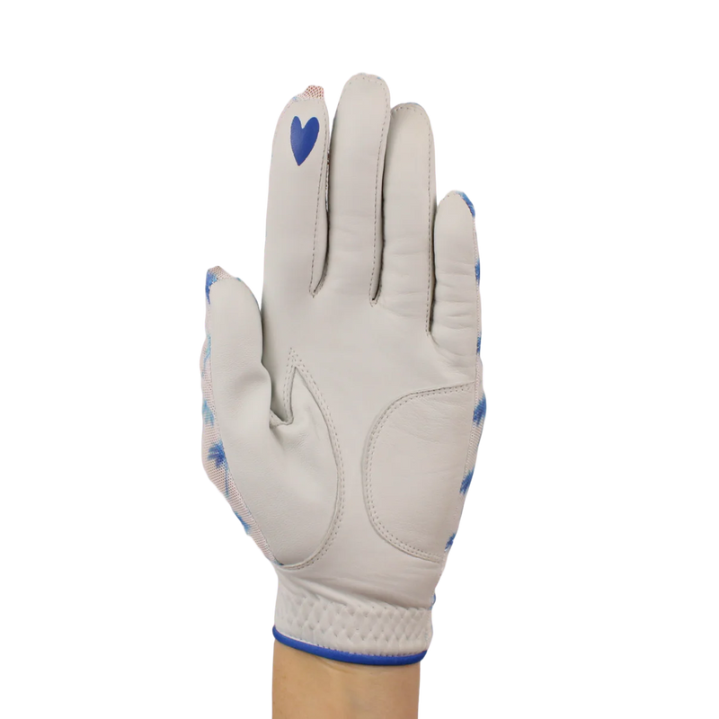 Hard Candy - Women's X Golf Glove - Blue Palm Tree (Left Hand)