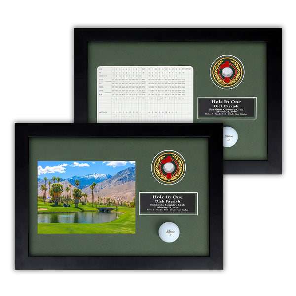 Eureka Golf: Hole-In-One Enclosed Vertical Shadowbox
