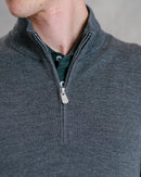 B.Draddy: Men's Quarter Zip Sweater - The Schoen