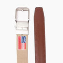 Nexbelt: Men's Newport USA Ratchet Golf Belt - Tan 1.38" [35mm]