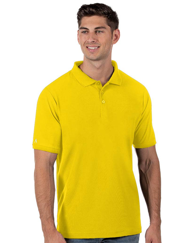Antigua: Men's Essentials Short Sleeve Polo - Legacy Pique 029 Yellow