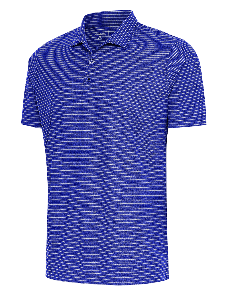 Antigua: Men's Essentials Polo - 771 DkRoyalHeather/White Esteem 104576