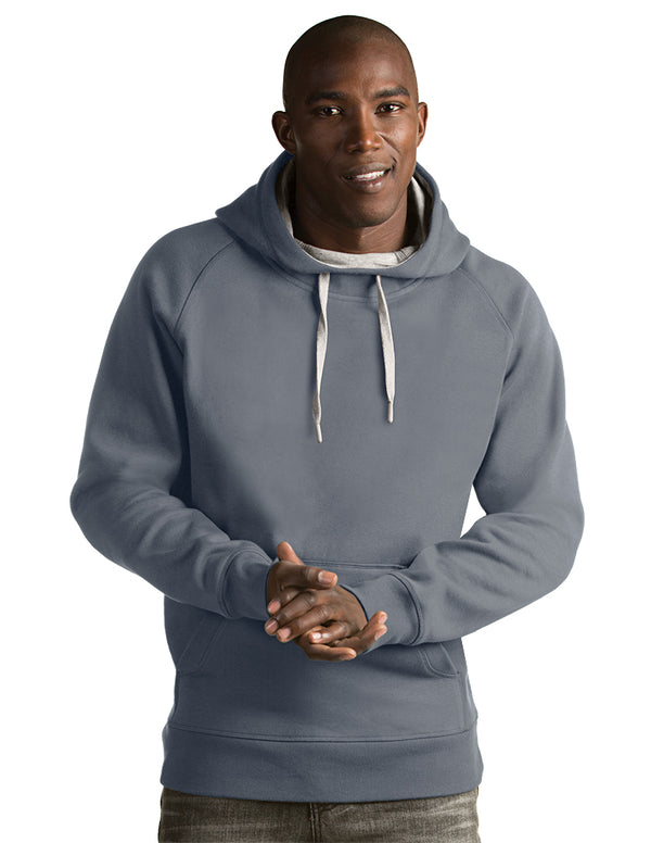 Antigua: Men's Essentials Hood Pullover - Victory Grey Heather 101182