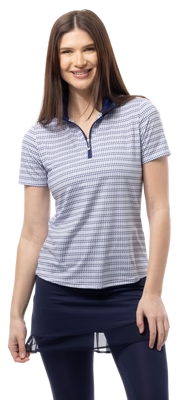 SanSoleil: Ladies UPF 50 SolCool Short Sleeve Mock - 900478