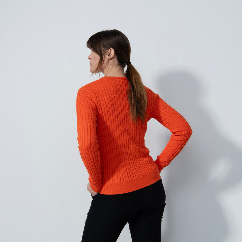 Daily Sports: Women's Madelene V-Neck Pullover - Orange