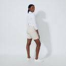 Daily Sports: Women's Lyrics Shorts V2 - Raw Beige