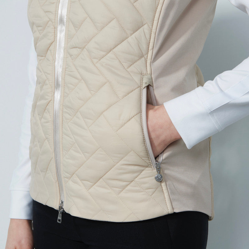 Daily Sports: Women's Bonnie Padded Vest - Raw Beige