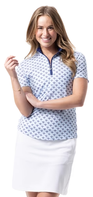 SanSoleil: Ladies UPF 50 SolCool Short Sleeve Mock - 900478