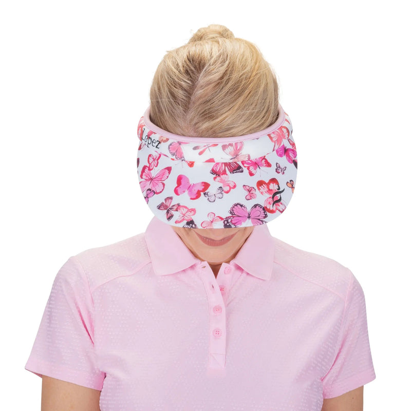 Nancy Lopez Golf: Women's Clip Visor - Butterfly